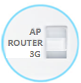 把TL-WR12U上的硬件开关拨动到Router