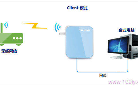 TP-Link TL-WR800N V2路由器中-Client(客户端模式)设置