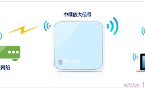 TP-Link TL-WR802N中继放大无线信号设置方法