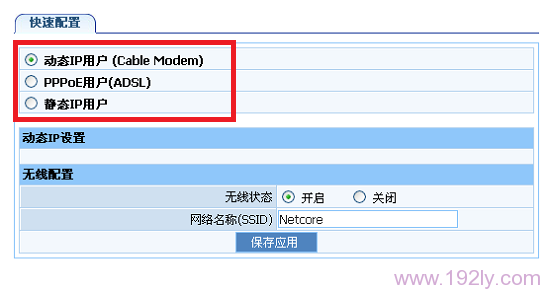 磊科NW705P路由器上的上网方式