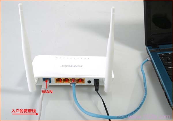 网线入户上网时腾达F301路由器安装