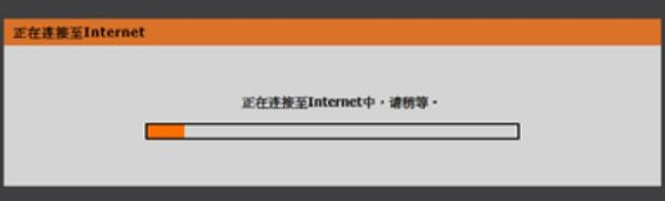 DIR809路由器会显示 正在连接到Internet