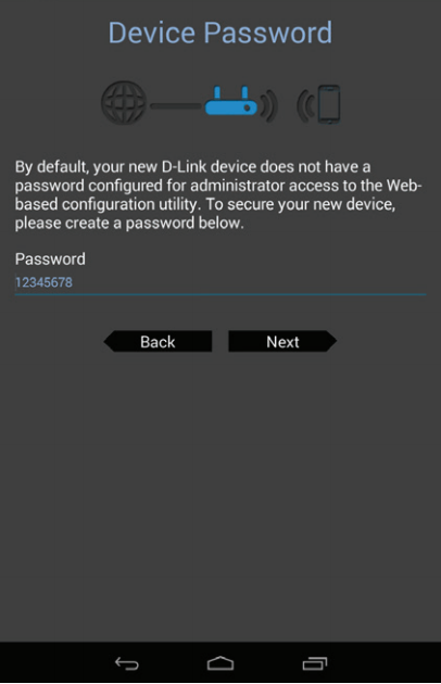 Set D-Link router's 2.4 GHz admin password