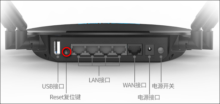 睿因路由器恢复出厂设置