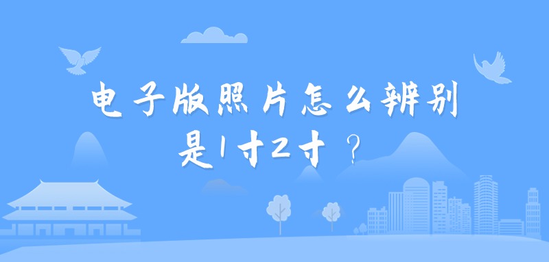 电子版照片怎么辨别是1寸2寸？