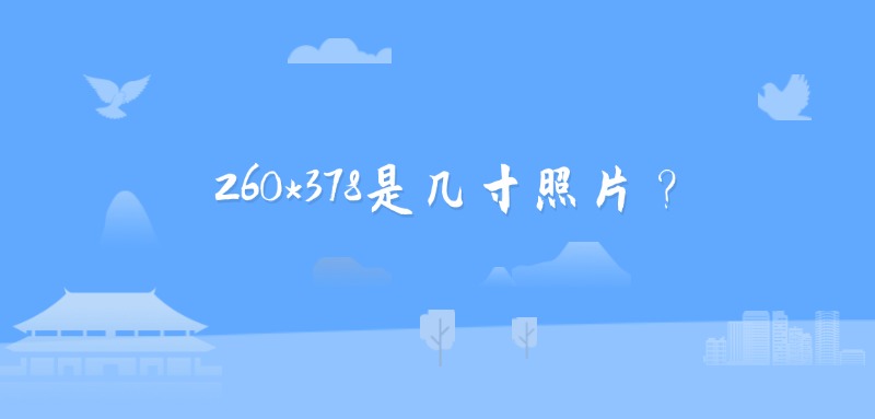 260*378是几寸照片？